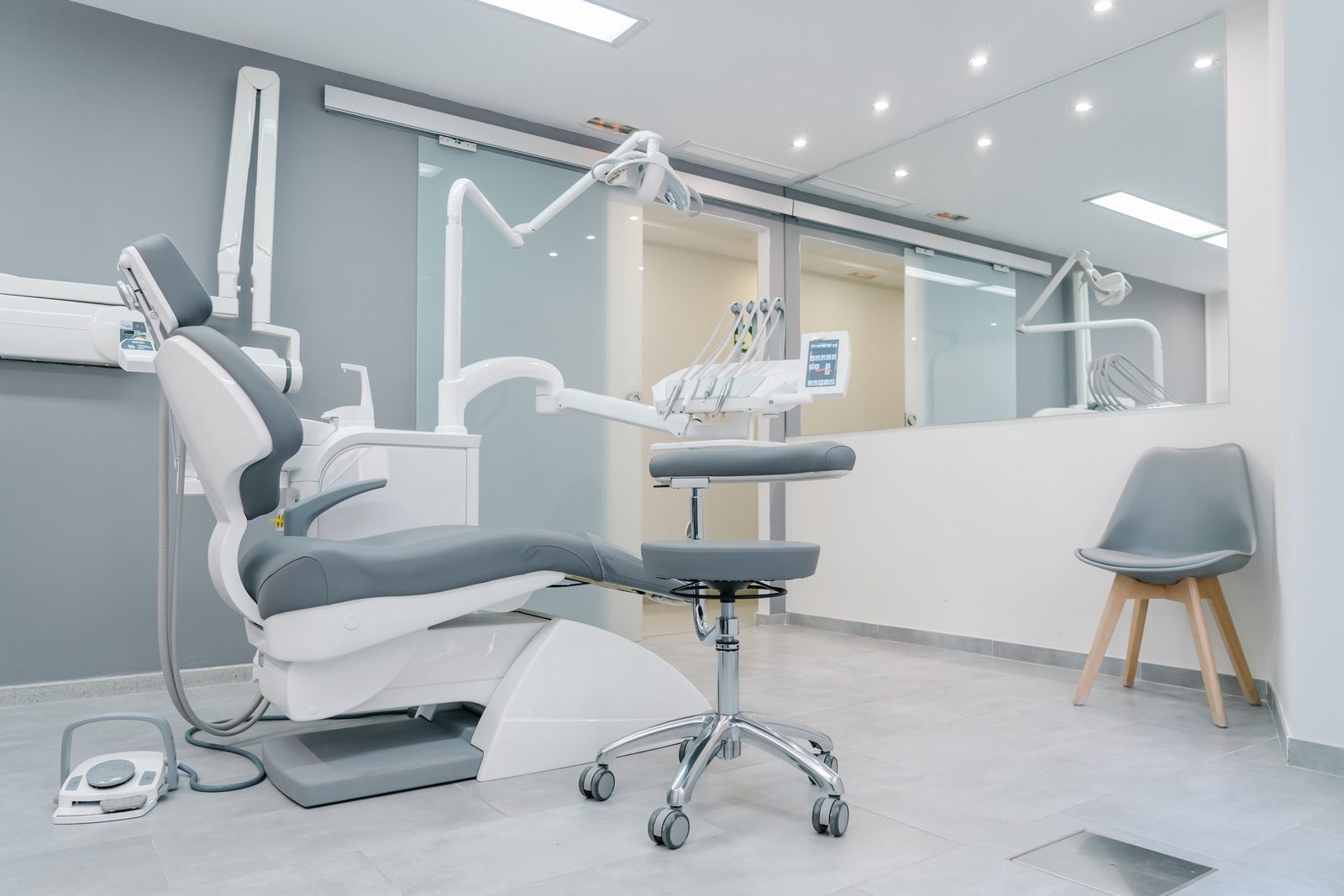 Modern dental office interior